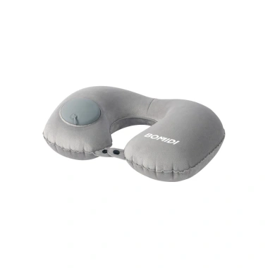 BOMIDI Gối Chữ U Tự Bơm Hơi Du Lịch Gọn Xám - Chỉ 99.000₫, giảm từ 119.790₫ 6