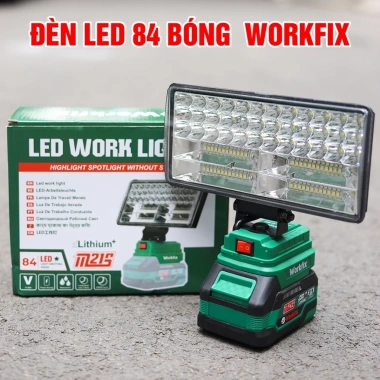 Bóng đèn LED chạy pin máy khoan WORKFIX WF-L16/L48/L84 - Chân pin 4cm, giá 169k