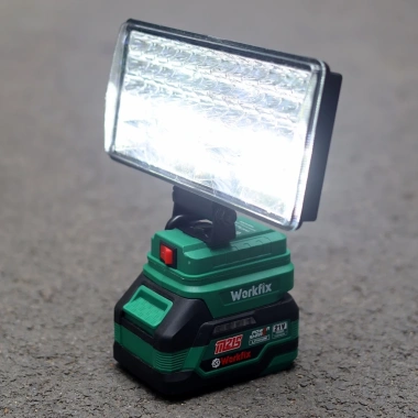 Bóng đèn LED chạy pin máy khoan WORKFIX WF-L16/L48/L84 - Chân pin 4cm, giá 169k
