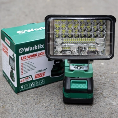 Bóng đèn LED chạy pin máy khoan WORKFIX WF-L16/L48/L84 - Chân pin 4cm, giá 169k