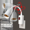 Bóng Đèn LED E27 Đế Giá Đỡ, Bộ Chuyển Đổi + Công Tắc EU‑US‑UK, Tiết Kiệm 39.600₫ 3
