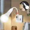 Bóng Đèn LED E27 Đế Giá Đỡ, Bộ Chuyển Đổi + Công Tắc EU‑US‑UK, Tiết Kiệm 39.600₫ 7