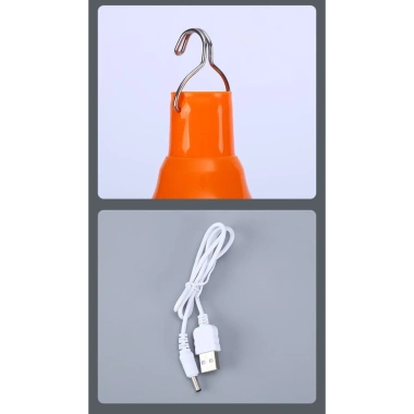 Bóng đèn LED sạc tích điện 150W siêu sáng dùng 6-8h, có móc treo, giá 46.000 VND 5