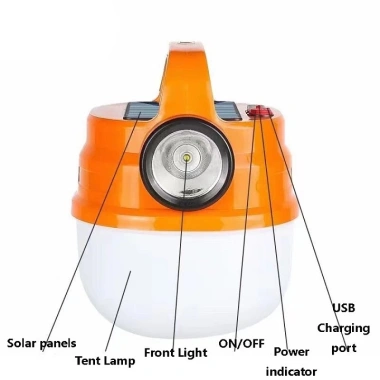 Bóng Đèn Led Tích Điện Siêu Sáng - Sạc Nhanh, Thích Hợp Du Lịch và Dã Ngoại, Giá 109k