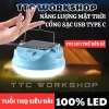 Bóng đèn tích điện 200W siêu sáng LED năng lượng mặt trời, móc treo nam châm, sạc USB‑C - chỉ 112.000₫ 2
