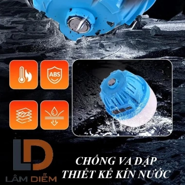 Bóng đèn tích điện sạc Type-C, hít nam châm, móc treo, 3 pin lượng cao siêu sáng 5