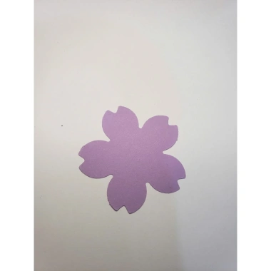 Bông hoa Đào Cành Khuyết 100 chiếc 3,5cm - Bìa màu dập sẵn 160gsm, chỉ 40.000đ
