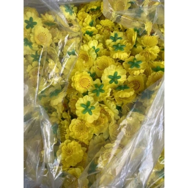 Bông Hoa Đào Giả 100gr và Hoa Mai Giả Trang Trí Tết - Giá chỉ 15.000 | Hà Hoa Flower