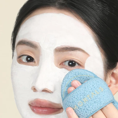 Bông mút rửa mặt Amortals bọt biển găng tay hở ngón - Làm sạch da mặt, giá chỉ 94.000đ