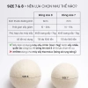 Bóng sấy len lông cừu Sen Đá Home Bedding 7-8cm - mềm, giảm tĩnh điện, tiết kiệm năng lượng, giá 265k 5