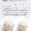 Bóng sấy lông cừu NewZealand khô nhanh, tiết kiệm điện, chống nhăn - Ogi Home BS01 53k 6