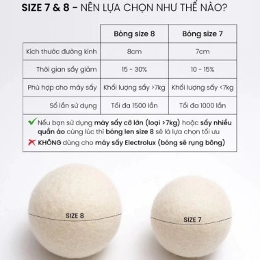 Bóng Sấy Quần Áo Len Lông Cừu Myhome BS01 – Khô Nhanh, Tiết Kiệm Điện, Chống Nhăn