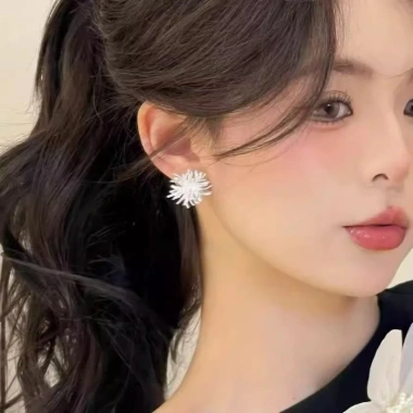Bông tai bạc S925 hình bồ công anh cho nữ - Giá chỉ 15.874₫, ưu đãi siêu hấp dẫn
