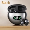 Bông tai Bluetooth không dây, thiết kế mở kẹp tháo rời, ANC giảm tiếng ồn, phù hợp thể thao nữ, quà tặng 10