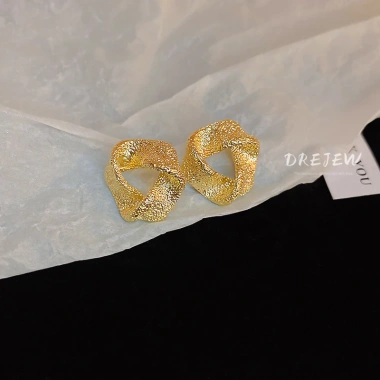 Bông Tai Kim Bạc Hình Tam Giác Cá Nhân Hóa Không Gây Dị Ứng Cho Nữ - Thời Trang 5
