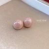 Bông Tai Mạ Bạc 925 Hình Tròn Ngọt Ngào Không Gây Dị Ứng - Thời Trang Nữ 5