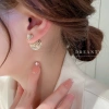 Bông tai mạ bạc kim cương ngọc trai Hàn Quốc thời trang cho nữ - 23.400đ 8