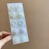 Bông tai ngọc trai hoa kim bạc - Thời trang sang trọng, giá ưu đãi 39.650₫ 5