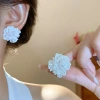 Bông tai ngọc trai hoa kim bạc - Thời trang sang trọng, giá ưu đãi 39.650₫ 8