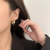Bông tai nữ Khoen tròn bản to mạ vàng - Cá tính thời trang đi tiệc, 19.600₫ 3