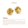 Bông tai nữ mạ vàng Plissé Jesmee - Khuyên tai xếp ly độc đáo, chỉ 289.000₫ 7