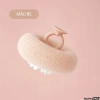 Bông tắm tạo bọt massage tẩy da chết hoa hướng dương, tặng miếng rửa mặt silicone 9