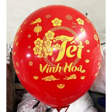 Bóng tết Tết Bính Ngọ 2.026 2 mặt 60cm-90cm - Chúc mừng Năm Mới, Giá chỉ 18.000 VND 6