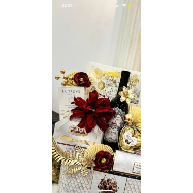 Bông tuyết đồng sỉ 200 bông - Giỏ quà Tết trang trí đẹp mẫu mới, giá ưu đãi 145.000 dong