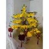 Bonsai giả Kẽm Nhung 45-50cm 20 nhánh hoa Mai Đào, trang trí Tết, giá 44.000đ 7