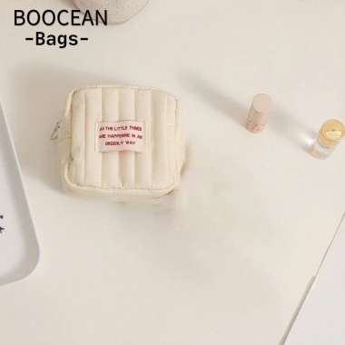 BOOCEAN Túi Đựng Mỹ Phẩm Mini Dây Kéo Phụ Nữ Bé Gái Đựng Son Môi Băng Vệ Sinh Giá Ưu Đãi 52.704