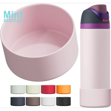 Boot Silicone Chống Trơn Trượt cho Chai Owala 40oz/32oz/24oz - Bảo Vệ Tay, BPA Free, Twist Flip