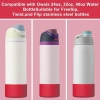 Boot Silicone Chống Trơn Trượt cho Chai Owala 40oz/32oz/24oz - Bảo Vệ Tay, BPA Free, Twist Flip 2