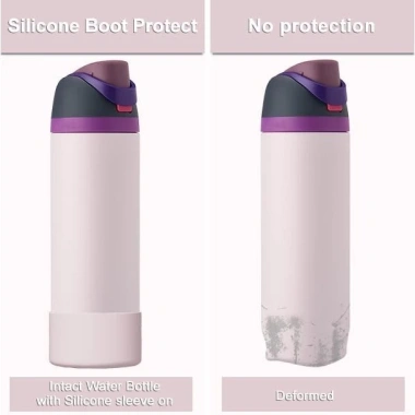 Boot Silicone Chống Trơn Trượt cho Chai Owala 40oz/32oz/24oz - Bảo Vệ Tay, BPA Free, Twist Flip