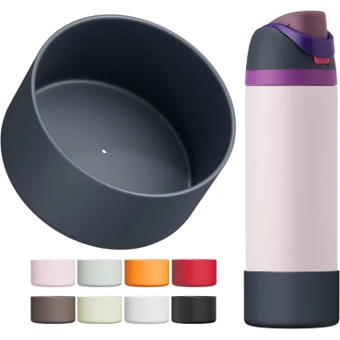 Boot Silicone Chống Trơn Trượt cho Chai Owala 40oz/32oz/24oz - Bảo Vệ Tay, BPA Free, Twist Flip