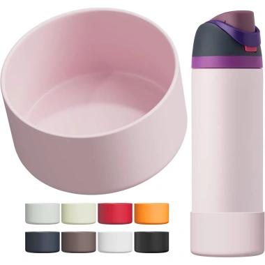 Boot Silicone Chống Trơn Trượt cho Chai Owala 40oz/32oz/24oz - Bảo Vệ Tay, BPA Free, Twist Flip