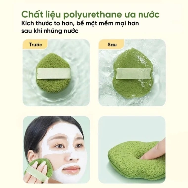Bọt biển rửa mặt, bông mút làm sạch da, giảm giá 16.456 - 13.600 VNĐ, da mịn ngay 4