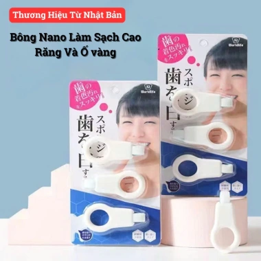 Bọt Biển Trắng Răng Nhật Bản WORLD LIFE - Tẩy ố vàng, trắng răng, hơi thở thơm, 129k