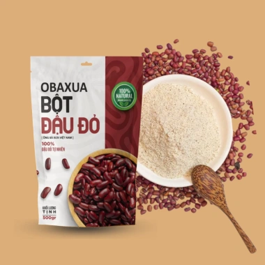 Bột Đậu Đỏ Obaxua 1Kg - Dưỡng trắng toàn thân, mặt nạ da trắng mịn, giá 45.000đ 2 Bột Đậu Đỏ Obaxua 1Kg - Dưỡng trắng toàn thân, mặt nạ da trắng mịn, giá 45.000đ 2