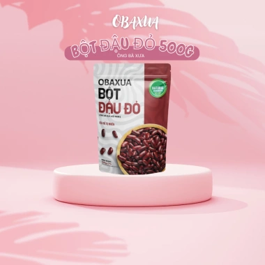 Bột Đậu Đỏ Obaxua 1Kg - Dưỡng trắng toàn thân, mặt nạ da trắng mịn, giá 45.000đ