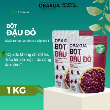 Bột Đậu Đỏ Obaxua 1KG Nguyên Chất - Đắp mặt, Body tự nhiên, làm sạch da, dưỡng da dịu nhẹ, giá 45.000 VND 5