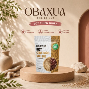 Bột Đậu Đỏ Obaxua 1KG Nguyên Chất - Đắp mặt, Body tự nhiên, làm sạch da, dưỡng da dịu nhẹ, giá 45.000 VND 10