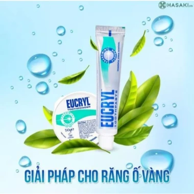 Bột kem tẩy trắng răng Eucryl combo - Loại bỏ mảng bám, trắng răng, thơm miệng, giảm hôi - Giá chỉ 159.000₫ 4 Bột kem tẩy trắng răng Eucryl combo - Loại bỏ mảng bám, trắng răng, thơm miệng, giảm hôi - Giá chỉ 159.000₫ 4