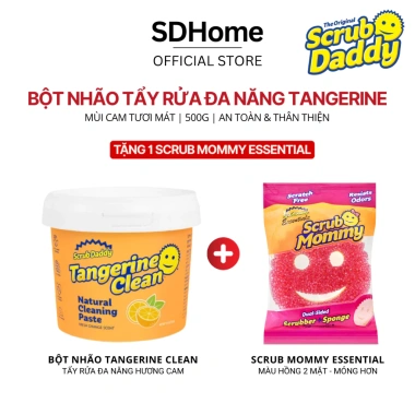Bột nhão đa năng Tangerine Clean - Scrub Mommy Essential Mỹ, giảm còn 349.000 VND