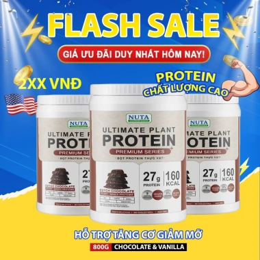 Bột Protein Thực Vật NUTA SUPERFOODS 800g - Giá 309.000đ, Hỗ Trợ Tăng Cơ Bột Protein Thực Vật NUTA SUPERFOODS 800g - Giá 309.000đ, Hỗ Trợ Tăng Cơ