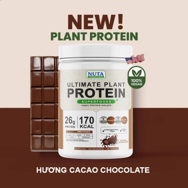 Bột Protein Thực Vật NUTA SUPERFOODS 800g - Giá 309.000đ, Hỗ Trợ Tăng Cơ 8