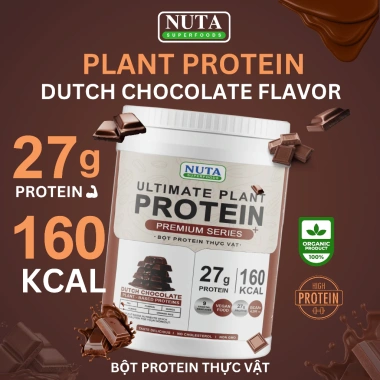 Bột Protein Thực Vật NUTA SUPERFOODS 800g - Hỗ Trợ Phát Triển Cơ Bắp, Giảm 20%