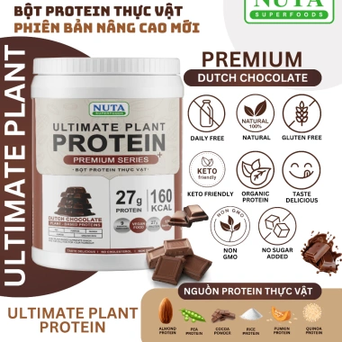 Bột Protein Thực Vật Ultimate 800g Chính Hãng, Hỗ Trợ Tăng Cơ, Giá Ưu Đãi 289k