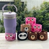 Bột Silicone Đệm Đáy Dễ Thương Gấu Trúc Cú cho Cốc 40oz v 30oz - Bảo Vệ Tumbler 5