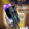 BOX mini 20.000mAh sạc nhanh PD, HubbFast Play1, màn hình LED, an toàn, bảo hành 18 tháng - Giá chỉ 349.000₫