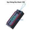 Box sạc dự phòng 16 cell sạc nhanh 22.5W + không dây 15W - Mẫu mới giá 295k 4